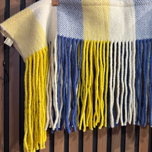 Burberry Colorful Plaid Fringe Shawl - Picture 3 of 5